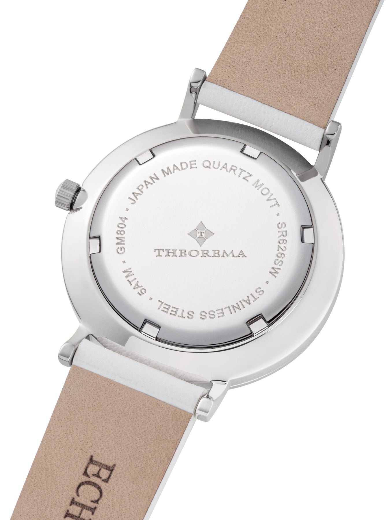 Japan made quartz movement. Stainless steel case. 5 ATM. 