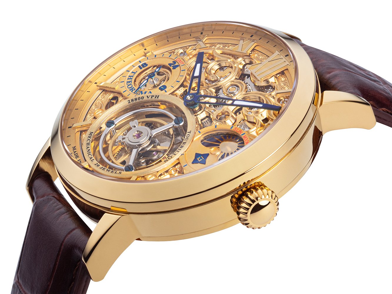 Zürich Tourbillon Theorema GM-901-2 |Gold| Handmade German Watch