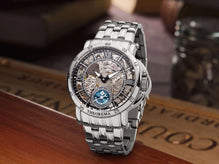 Classical art deco design for the full mechanical power reserve Casablanca collection.